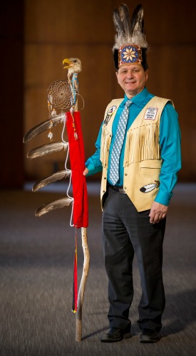This is a photo of Abegweit First Nations Chief Brian Francis