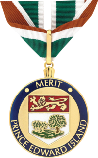 Image of the Medal of Merit given to members of the Order of Prince Edward Island